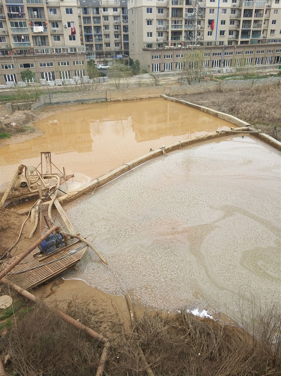 韩城沉淀池淤泥清理-厂区废水池淤泥清淤